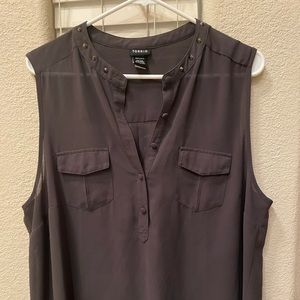 Torrid size 0 blouse with studs